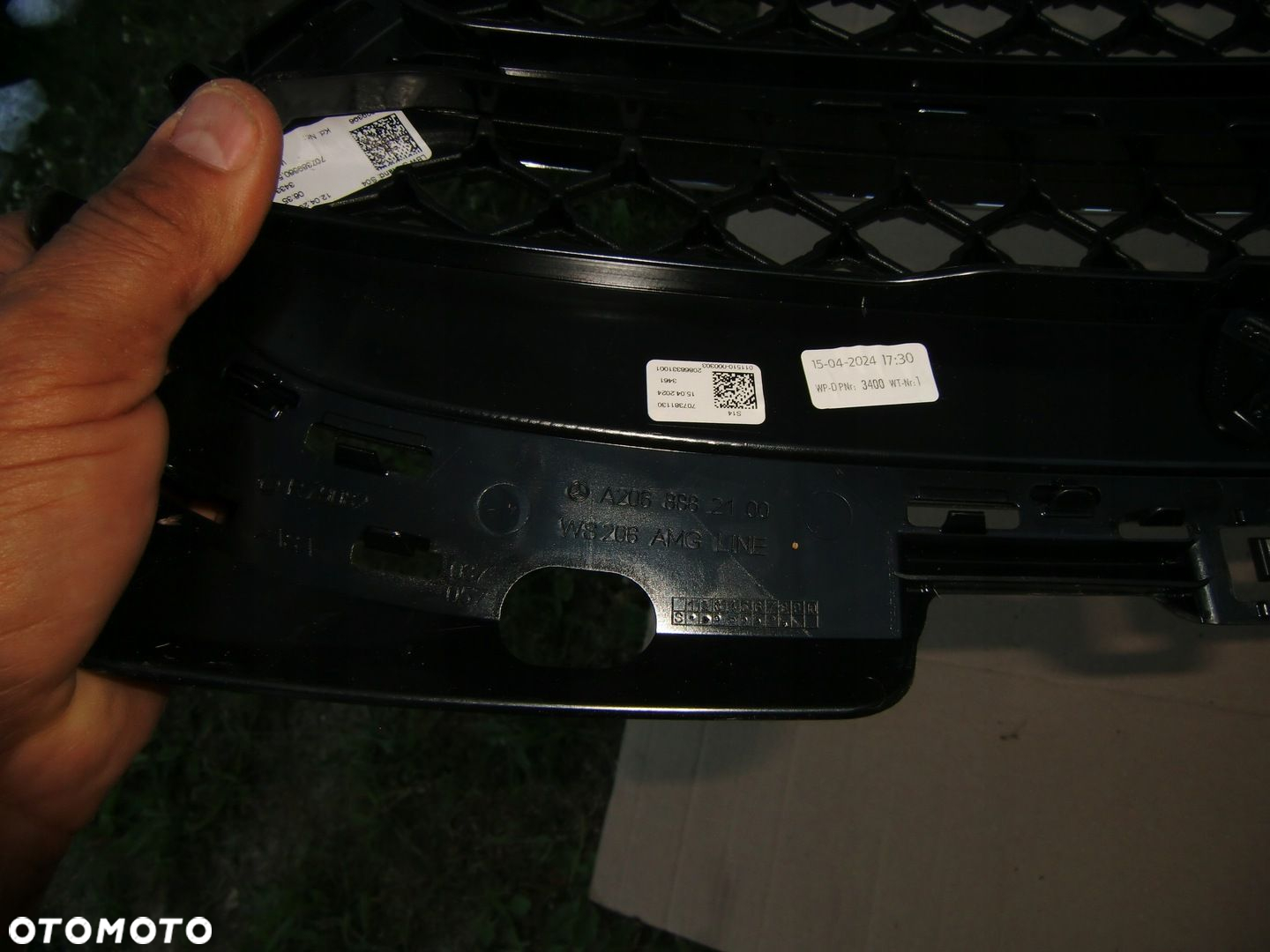 GRIL ATRAPA MERCEDES C KLASA W206 AMG NOWY KAMERA - 6