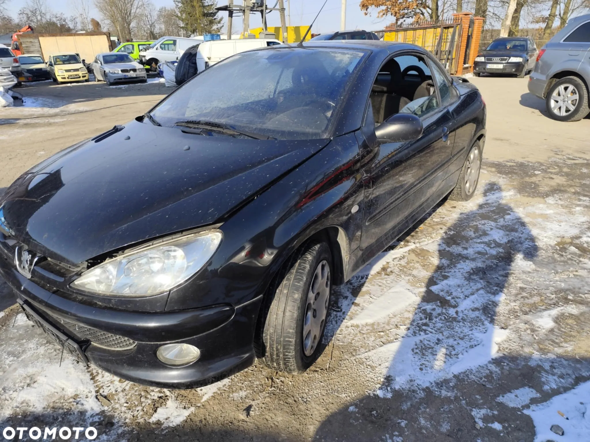 peugeot 206 cc EXL maska zderzak lampa grill błotnik drzwi zbiornik paliwa szyba lusterko klamka - 2
