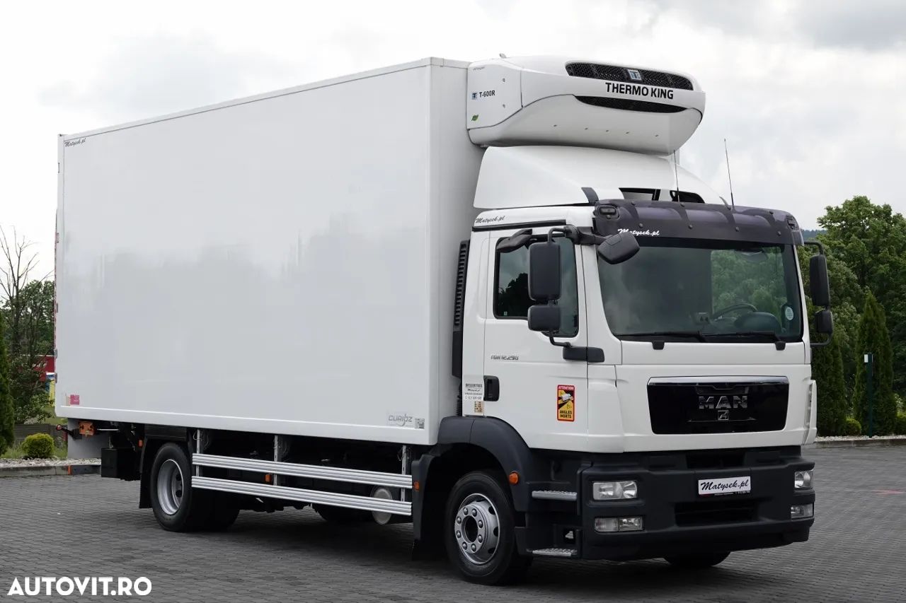 MAN TGM 12.290 / 4x2 / FRIGIDER 6.5 M / THERMO KING T-600 R UNIT / LIFT DE ÎNCĂRCARE DHOLLANDIA / IMPORTAT - 1
