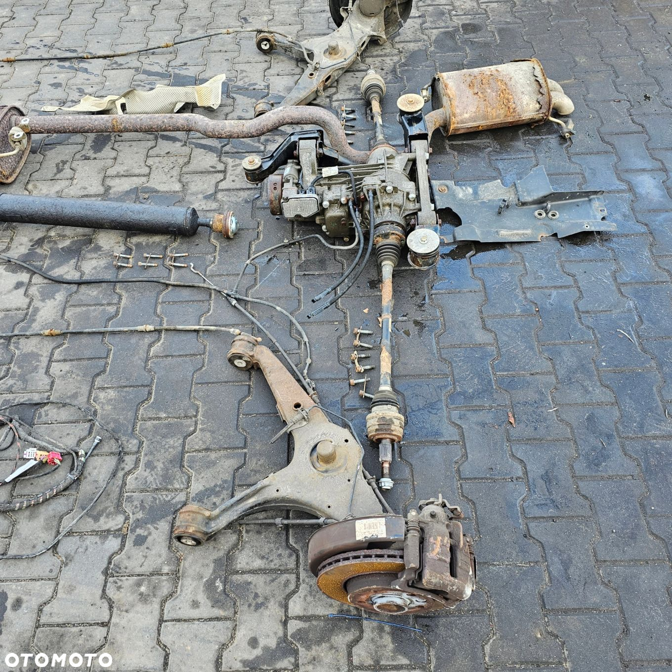 VW T5 LIFT 2.0 TDI LONG napęd skrzynia most reduktor półoś wał wydech 4x4 - 6