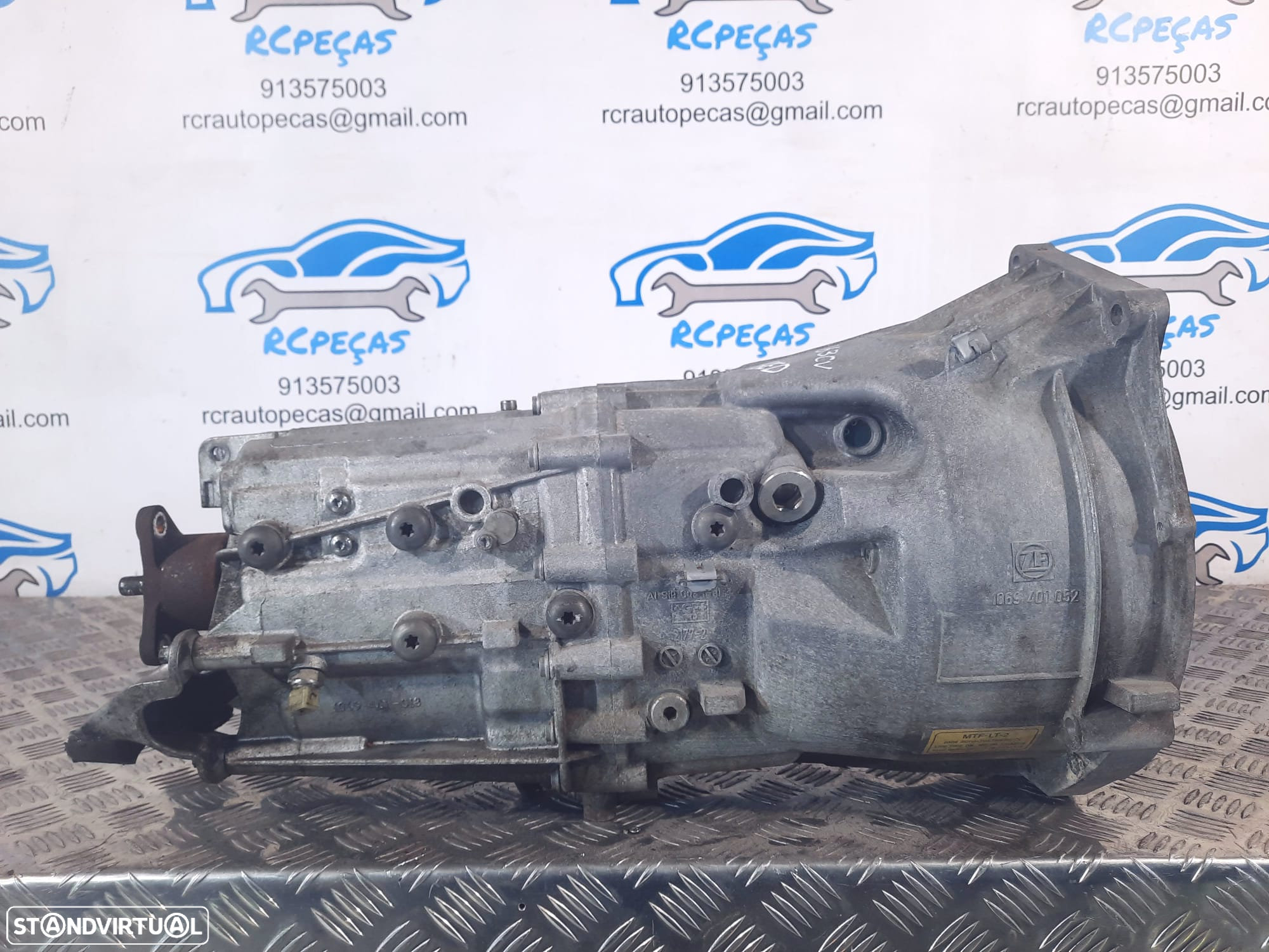 CAIXA 6 VELOCIDADES MANUAL ZF BMW SERIE 3 E90 320D 2.0D 16V 163CV M47D20 204D4 HED 23007525137 7525137 GS6-37DZ-HED GS637DZ E46 E91 TOURING SERIE 1 E87 SERIE 5 E60 SEDAN E61 TOURING - 3