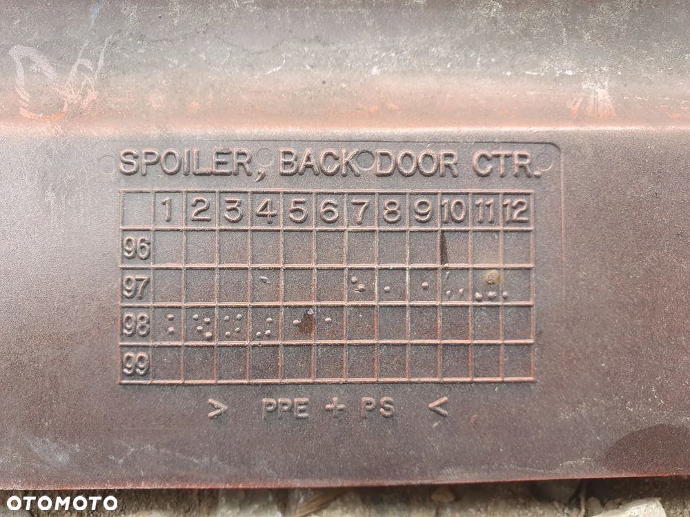 Daewoo Tico SX SPOILER KLAPY TYL TYLNEJ - 6