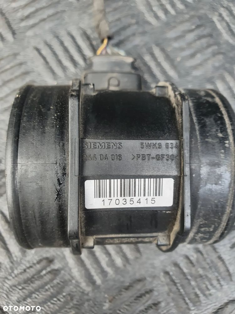 PRZEPŁYWOMIERZ ZAFIRA B 2.2 16V 24404016 5WK9634 OPEL SIGNUM + WTYCZKA INSTALACJA - 4