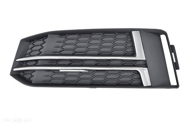 audi a4 b9 8w0 2015- przed lift lewa kratka boczna zderzaka s-line mat - 1