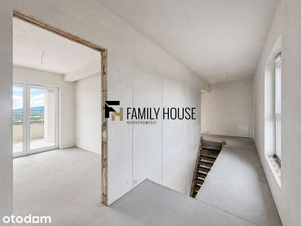 Apartament na ostatnim piętrze z dużym tarasem