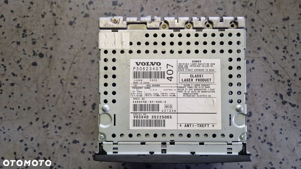 VOLVO S40 V40 LIFT RADIOODTWARZACZ P30623407 - 2