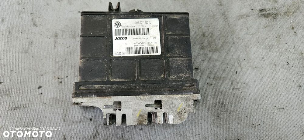Komputer sterownik skrzyni VW Sharan Galaxy Mk1 Alhambra Lift 1,9 TDI 09B927750L - 1