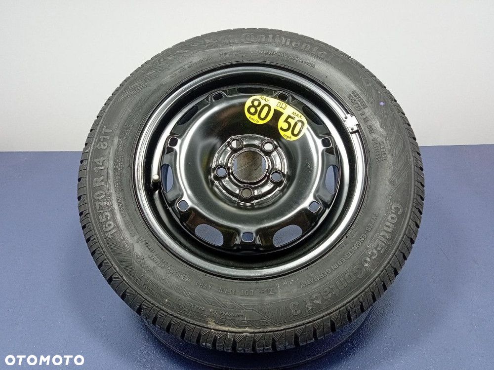 SEAT 4 IV 15- VW, SKODA  KOŁO DOJAZDOWE  5JX14 165/70 R14 81T  600601027AC - 1