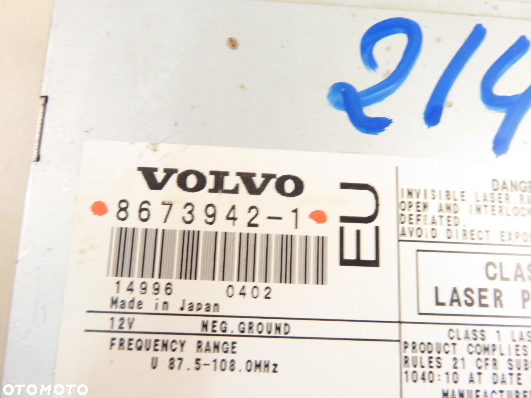 CZYTNIK NAVI VOLVO V70 II SW(285) 86739421 - 7