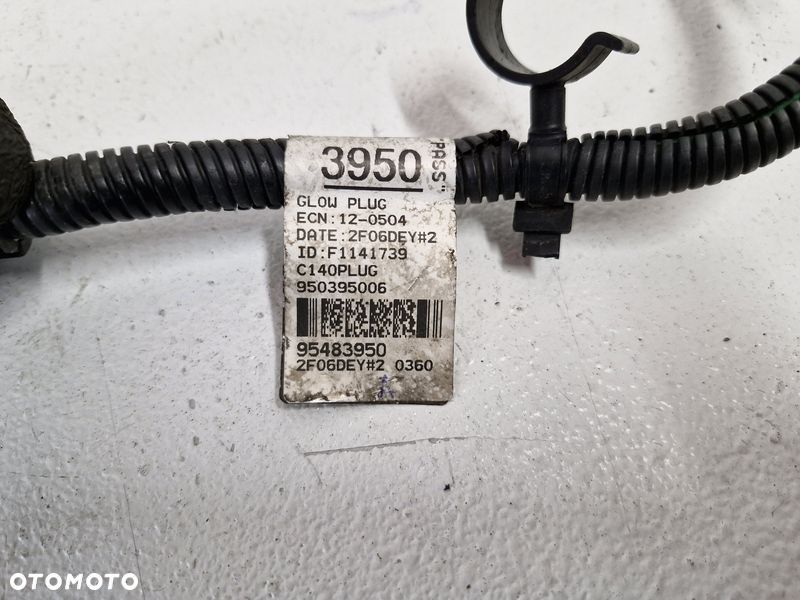 CHEVROLET CAPTIVA 1 I ANTARA 2.2 CDTI WIĄZKA INSTALACJA ŚWIEC ŻAROWYCH 95483950 - 7