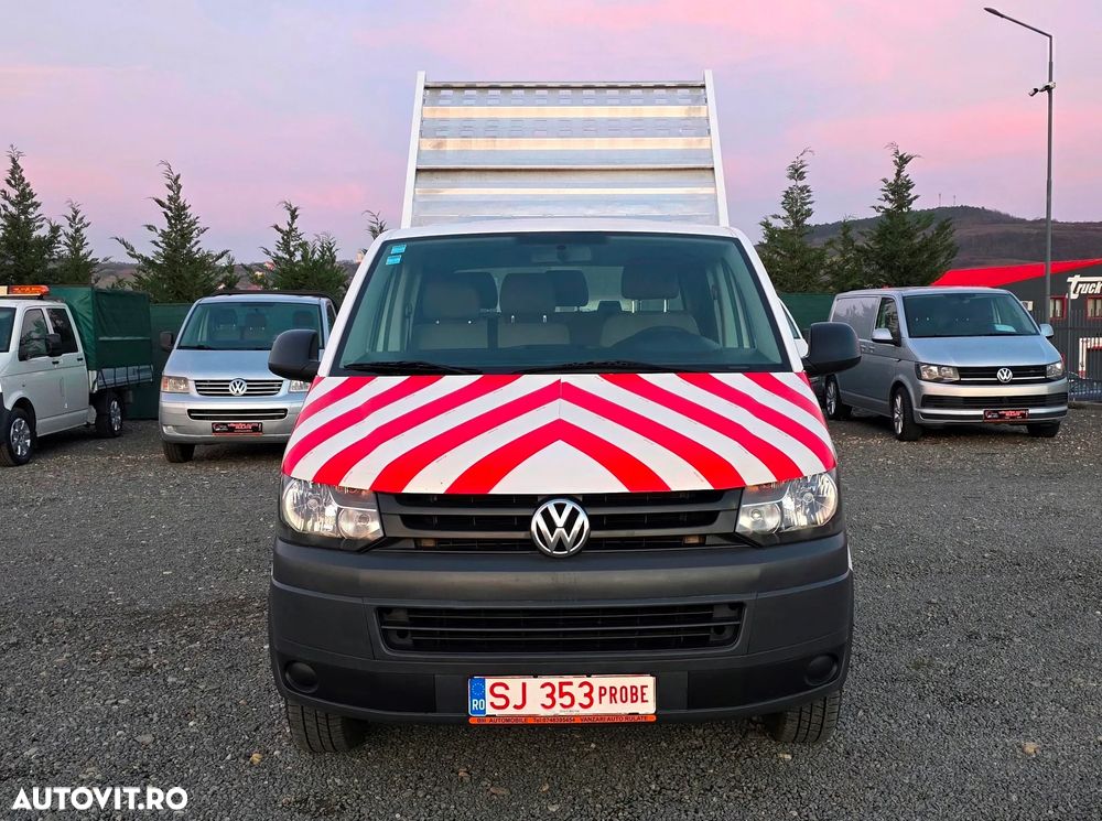 Volkswagen TRANSPORTER face lift 2.0 tdi, 140cp,  186.200 km,           basculabil 3.2t original,  07/2012 (serie 2013).  (factura cu TVA, SEAP , finantare PJ, rate PF - 9