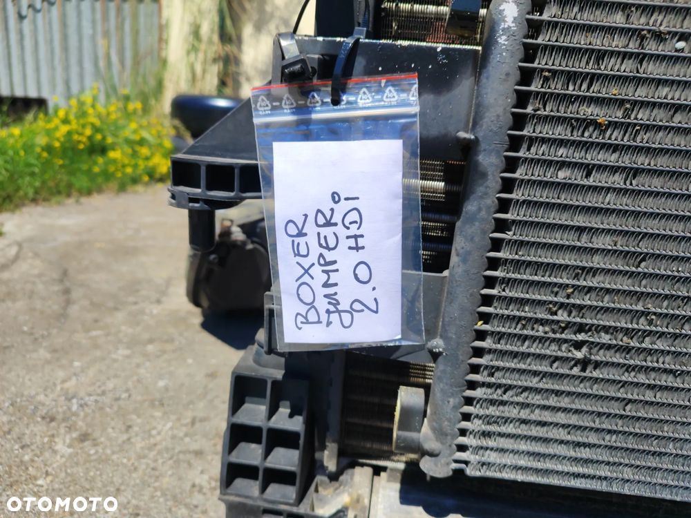 chłodnica wody klimy intercooler + wentylatory do Fiat ducato III Lift 14-22r 2,0hdi EURO6 BOXER 14-22r - 3