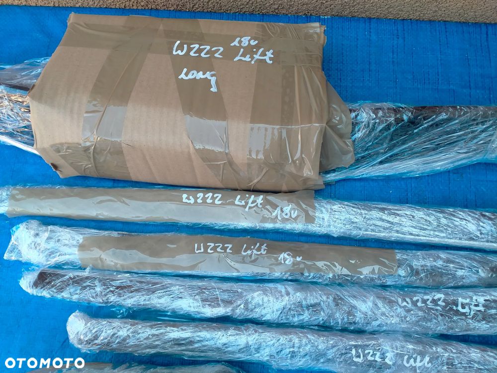 Mercedes W222 Lift Long Dekor Dekory Listwy Konsoli Drzwi Podświetlane 2018r - 29