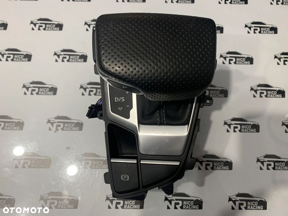 LEWAREK GAŁKA ZMIANY BIEGÓW AUDI A4 B9 SKÓRA 8W1713041N 8W1713041Q - 2