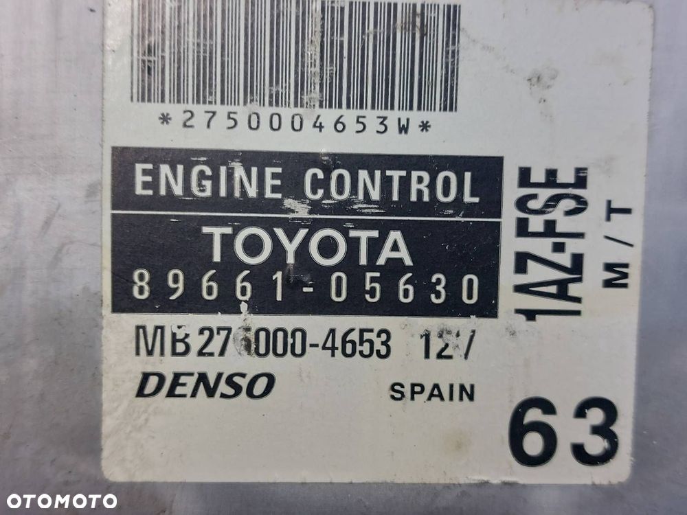 ZESTAW STARTOWY AVENSIS T25 2.0 16V 89661-05630 82641-CA010 83800-05570-H - 2