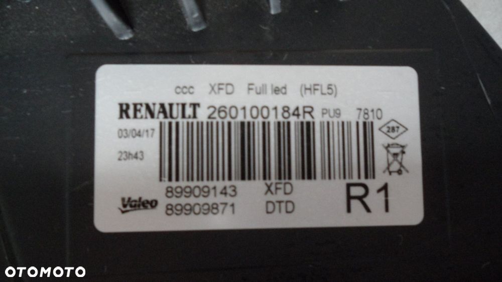reflektor prawy lub lewy led do renault talisman - 4