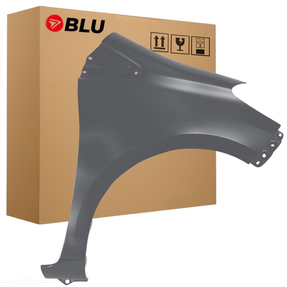 BLU Błotnik TOYOTA YARIS III 3 XP130 1G3 prawy srebrny 2011-2020 przód MagneticGrey MarlinGrey - 1