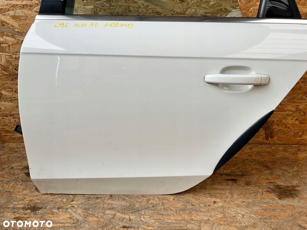 drzwi tylne lewe lewy tył audi a4 b8 allroad lakier: ly9c - 3
