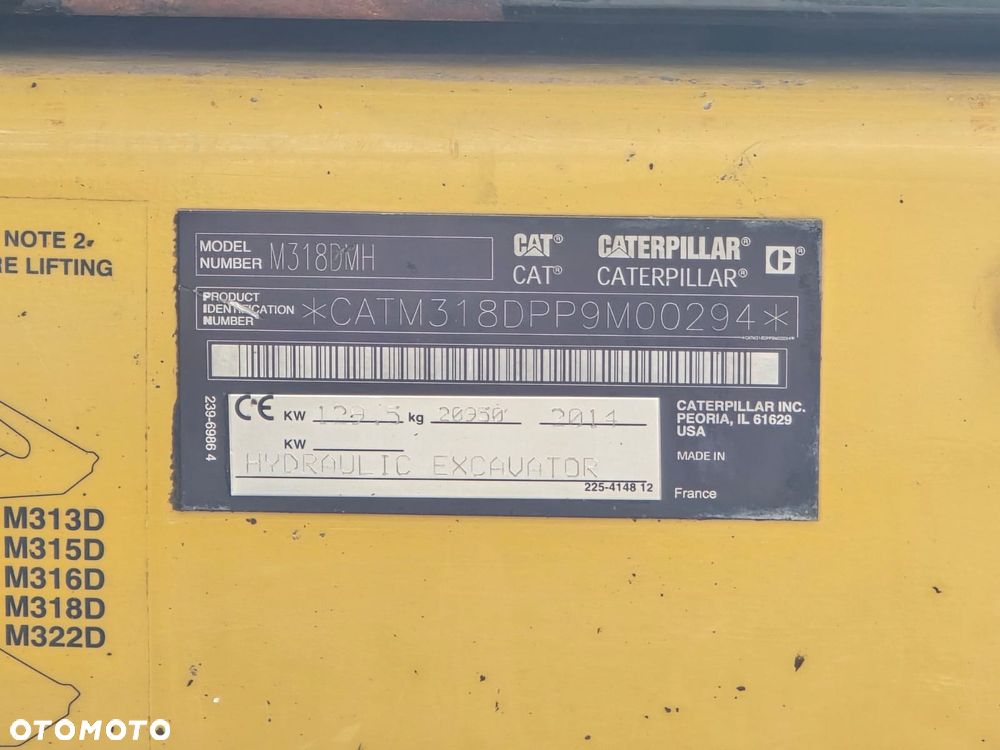 Caterpillar M318DMH - 15