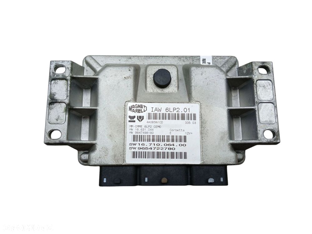 KOMPUTER STEROWNIK SILNIKA PEUGEOT 307 (2001-2005) 1.4 16V 88KM 9654722780 - 1