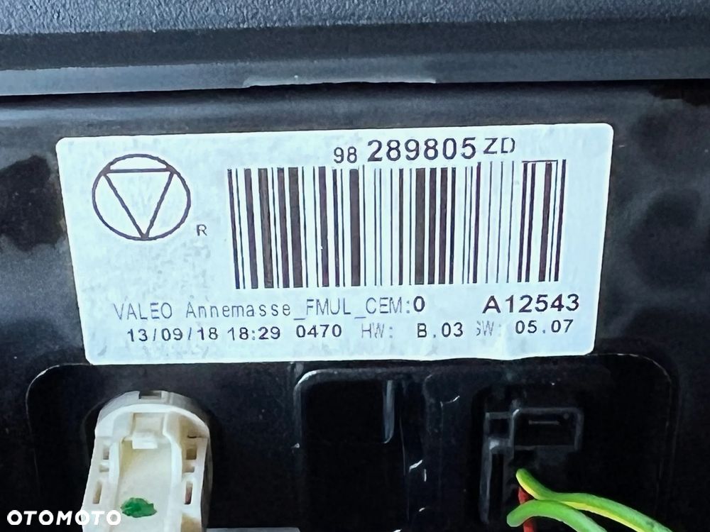 EKRAN MONITOR WYŚWIETLACZ CITROEN C4 CACTUS LIFT 9828476980 98289805ZD - 5