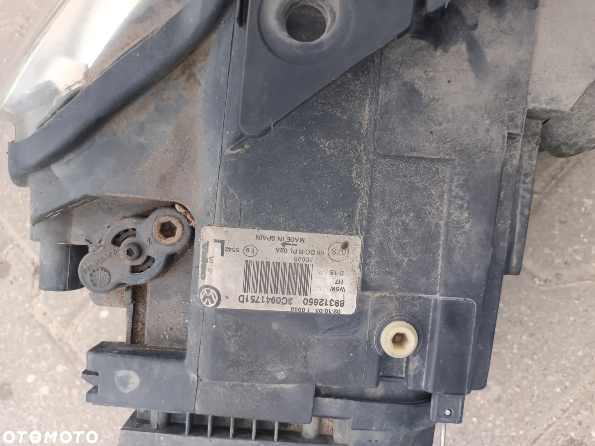 VW Passat B6 lampa prawa lewa przód przednia BI Xenon skrętny - 3