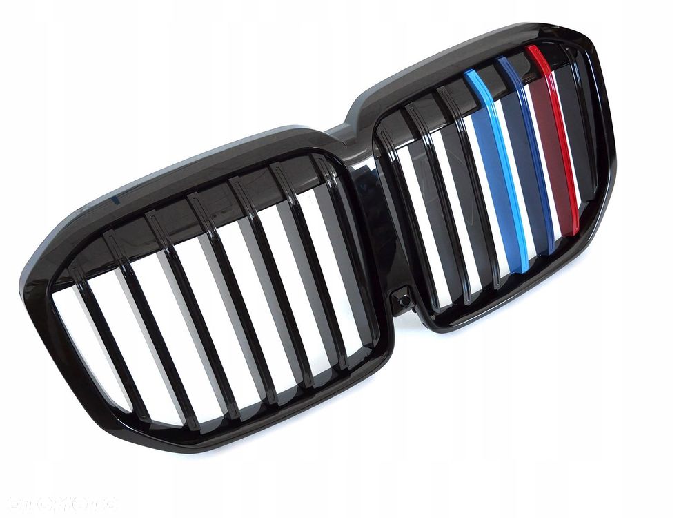 Atrapa Grill Przedni Nerki Bmw X7 G07 Lci 22- Glossy Black Tri-Colour - 1