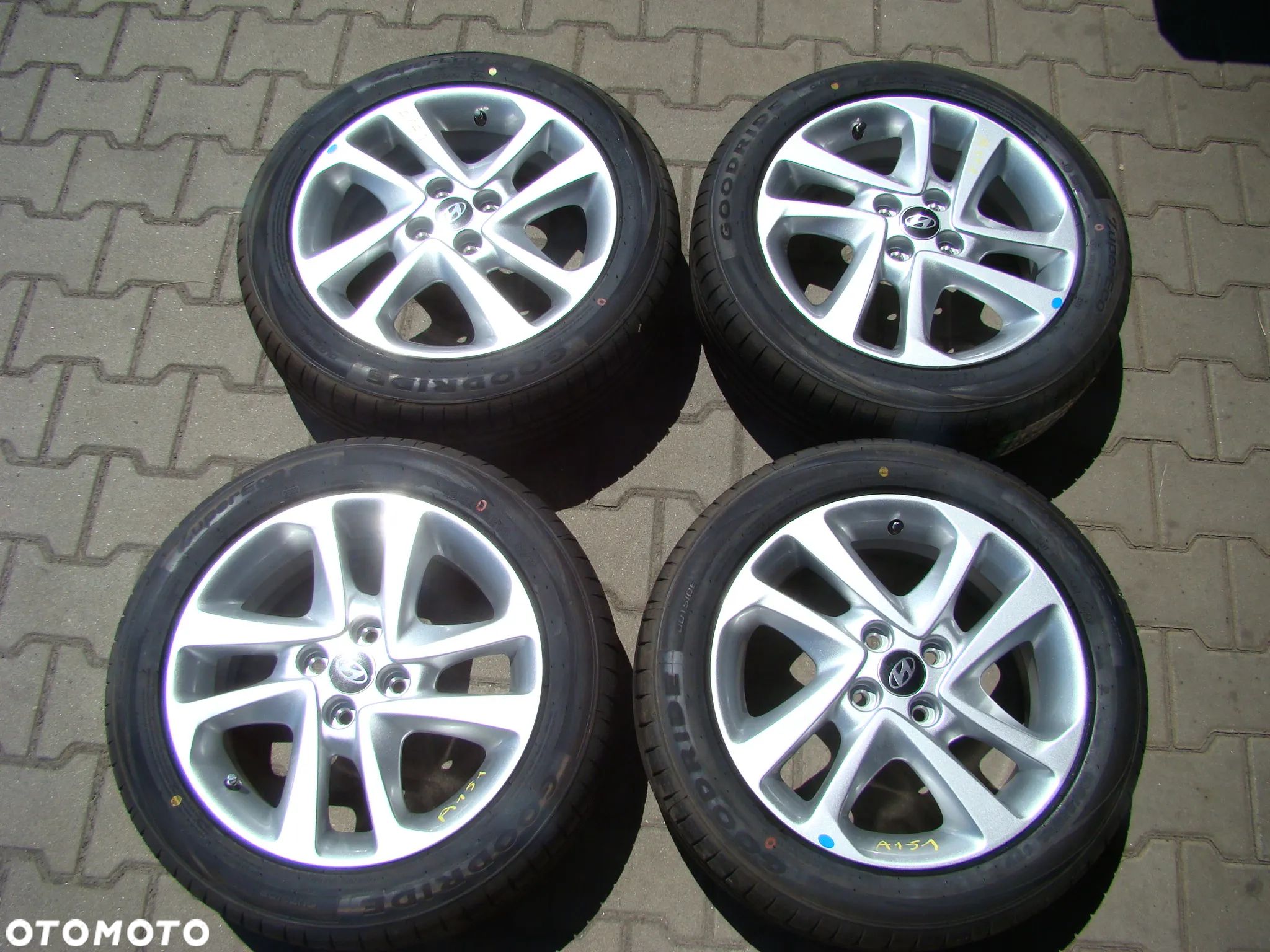 a151 4x100 4x100 Hyundai I20 Bayon 6jx16 opony lato niemontowane 195/55 - 1