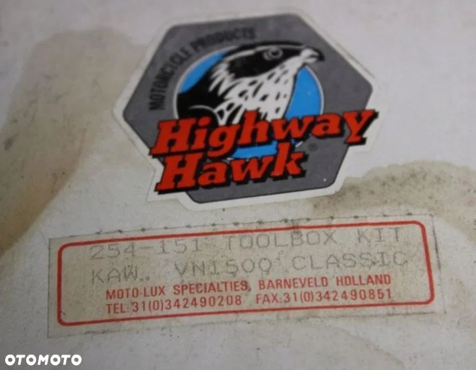 Chromowany schowek Highway Hawk Kawasaki VN1500 Vulcan Classic - 12