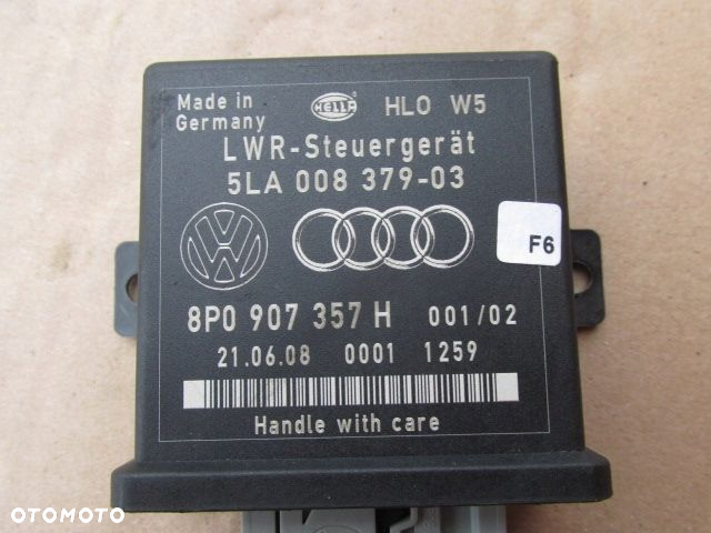 Audi A8 D3 lift Moduł sterownik świateł 8P0907357H - 4