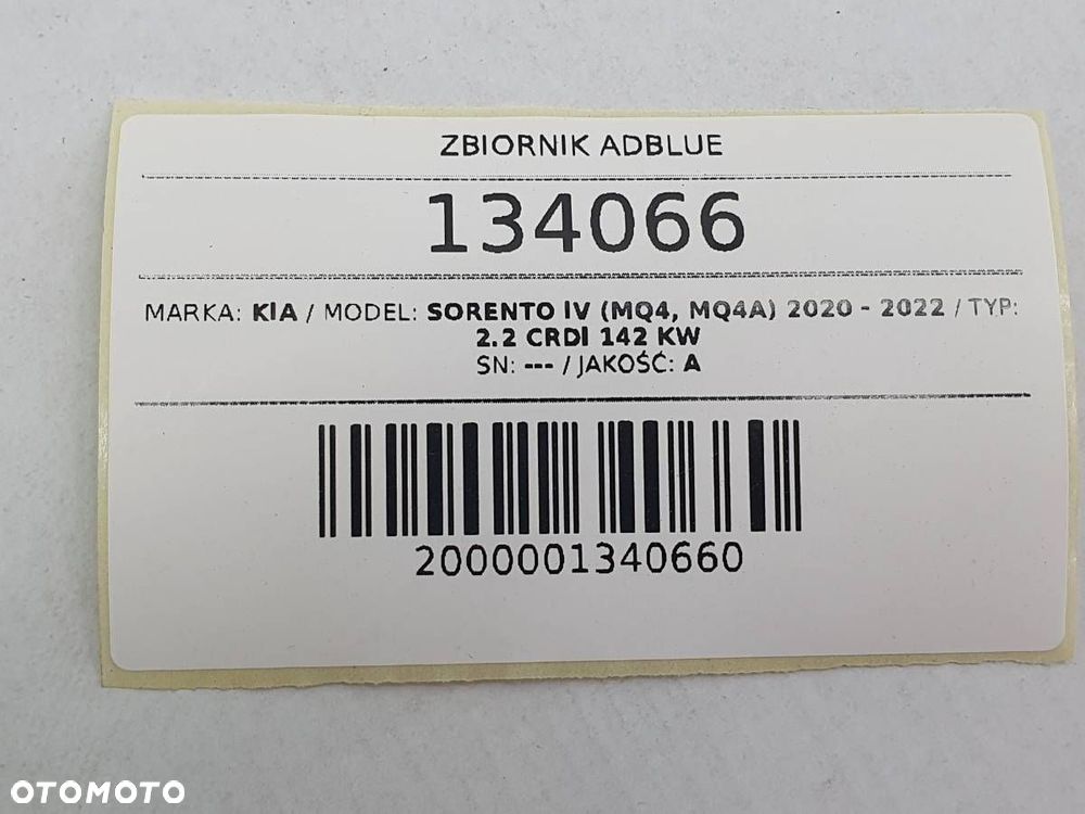 ZBIORNIK ADBLUE KOMPLETNY POMPA SORENTO IV 2.2 CRDI 31550-P2950 31510-P1000 - 10