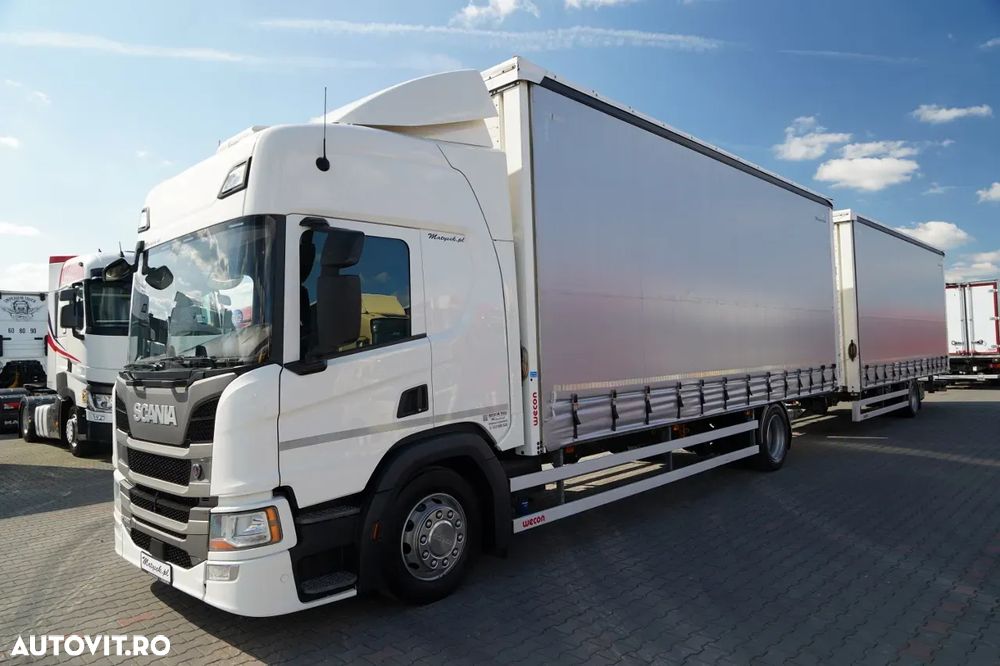 Scania P 280 / TANDEM / 4X2 / MEGA / I-PARK COOL / REMORCA WECON / SAF / - 4