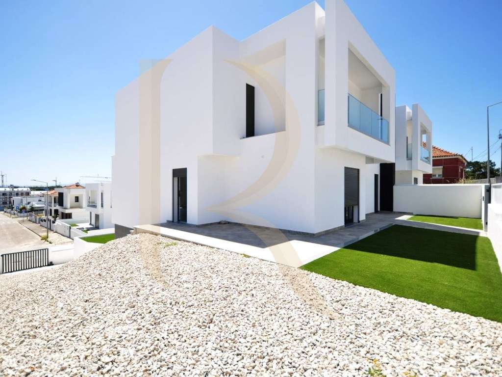 Moradia geminada T5 nova com garagem em Vale de Milhaços - Quinta d... - Grande imagem: 2/33