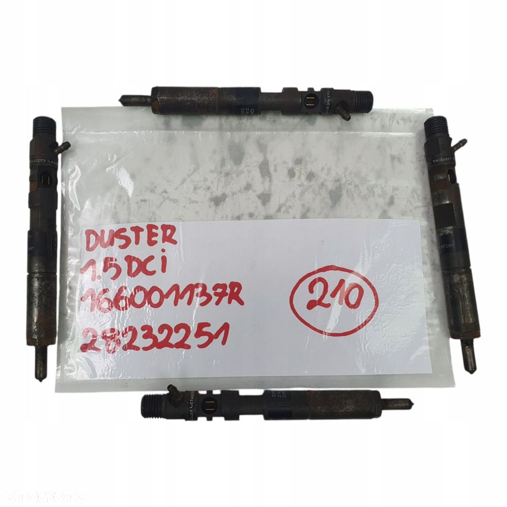 WTRYSKIWACZ Renault Megane III Dacia Duster 1.5 DCI 166001137R H8200421897 - 2