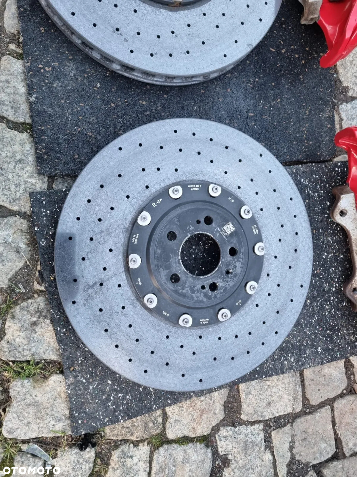 Hamulce ceramiczne komplet przód tył zacisk tarcza ceramika Audi Rs6 C8 - 6