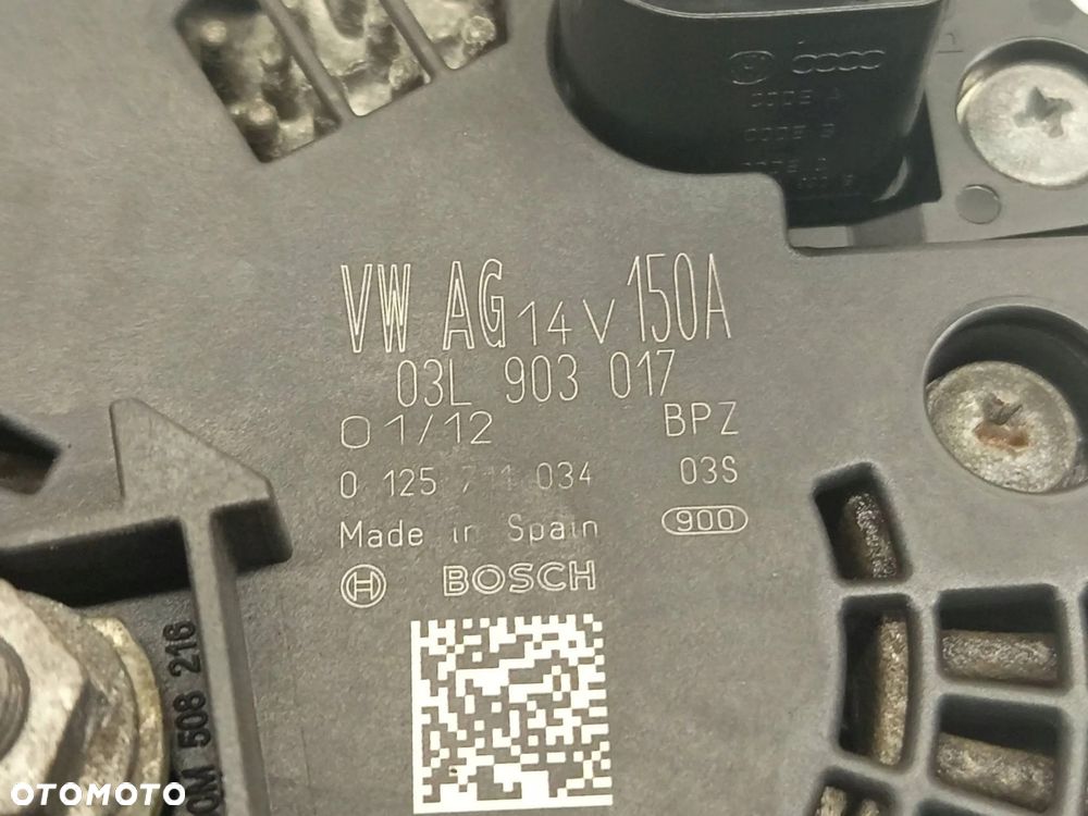 Alternator Audi A4 B8 8K VW Seat Skoda 2.0 TDI 03L903017 - 8