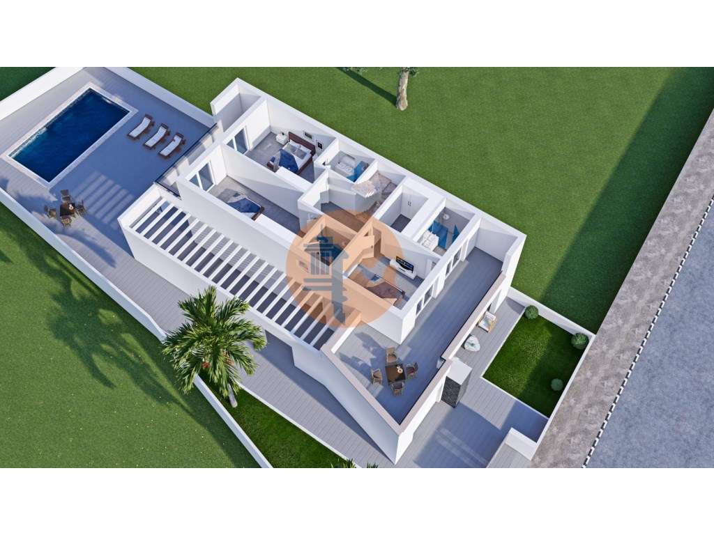 Moradia isolada T4 com piscina em são bartolomeu - Grande imagem: 2/11