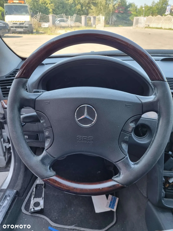 MERCEDES W220 LIFT KIEROWNICA DREWNO