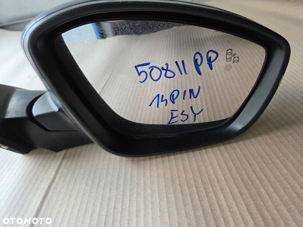 Lusterko prawe przednie 14 Pin Peugeot 508 II ESY  ASYSTENT PASA RUCHU - 3