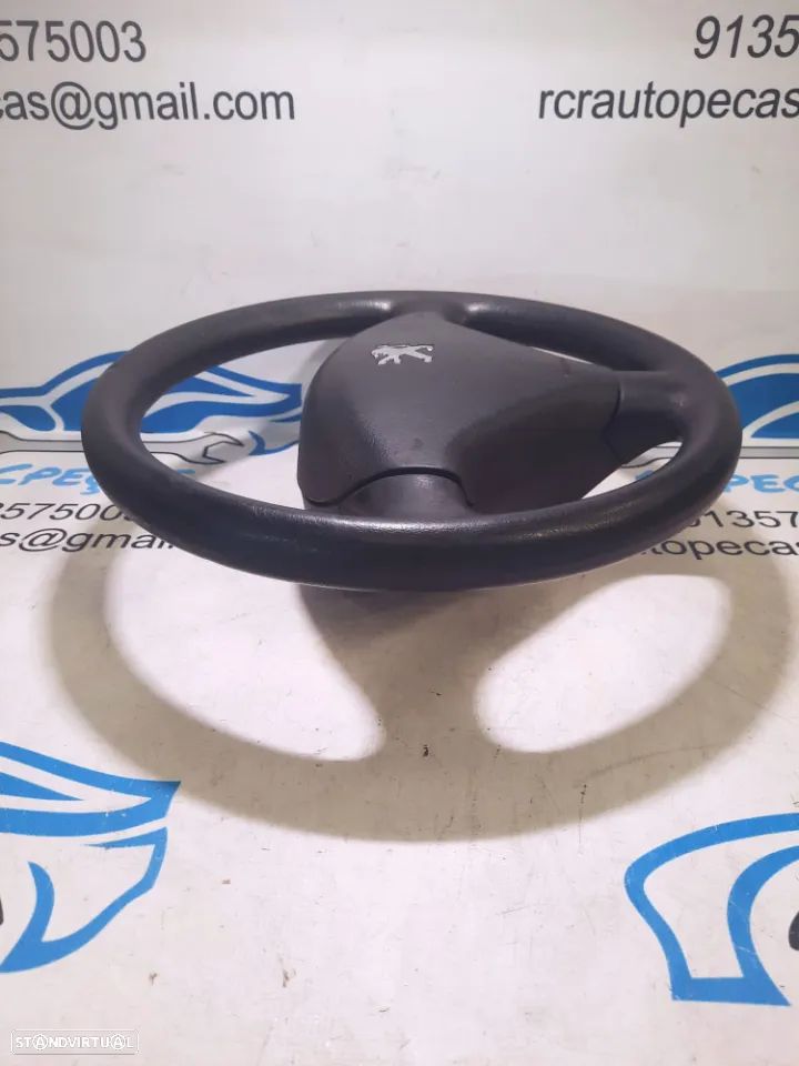 VOLANTE GUIADOR COMPLETO ORIGINAL PEUGEOT 307 AIRBAG 96345022 4109AR 96345028ZR - 7