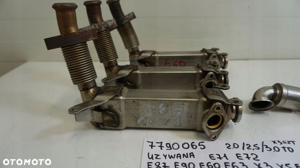 CHŁODNICZKA CHŁODNICA SPALIN EGR BMW E71 E72 E87 - 2