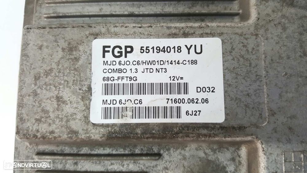 CENTRALINA DO MOTOR UCE OPEL COMBO (CORSA C) FAMILIAR - 4