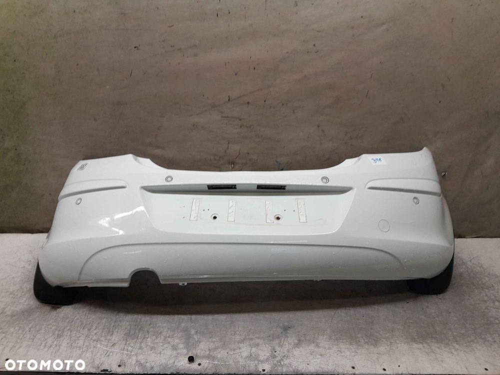 ^ ZDERZAK TYŁ TYLNY DO OPEL CORSA D Z40R BIAŁY PDC CZUJNIKI 5D 5 DRZWI HB - 1