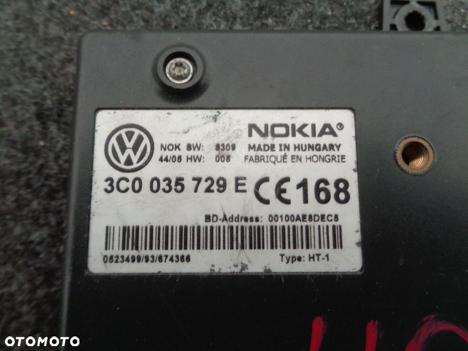 VW PASSAT B6 MODUŁ BLUETOOTH 3C0035729E - 2