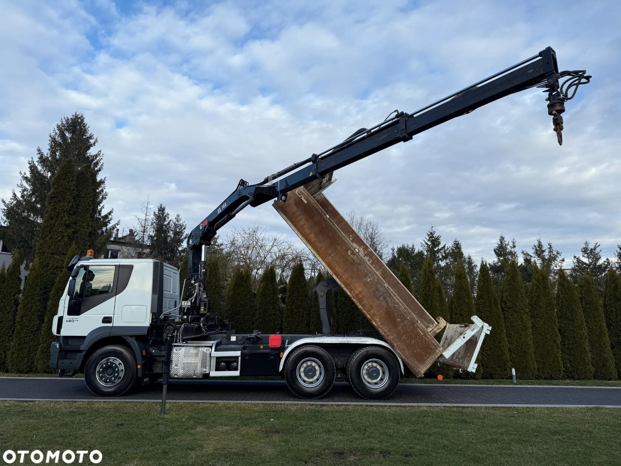 Iveco TRAKKER 450 6X4 PODWÓJNA HYDRO-BURTA HIAB 104 - 15