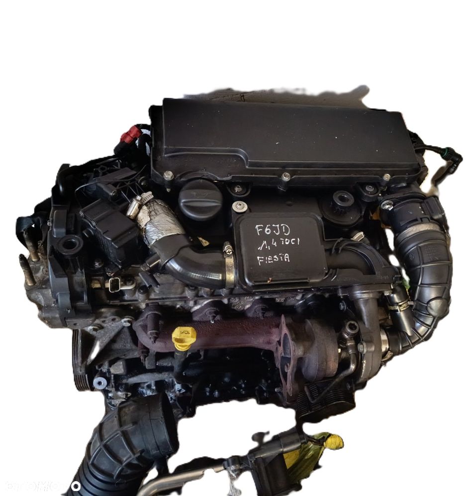 SILNIK KOMPLETNY 1,4 TDCI F6JD Fiesta Fusion Mazda 2 Gwarancja - 1