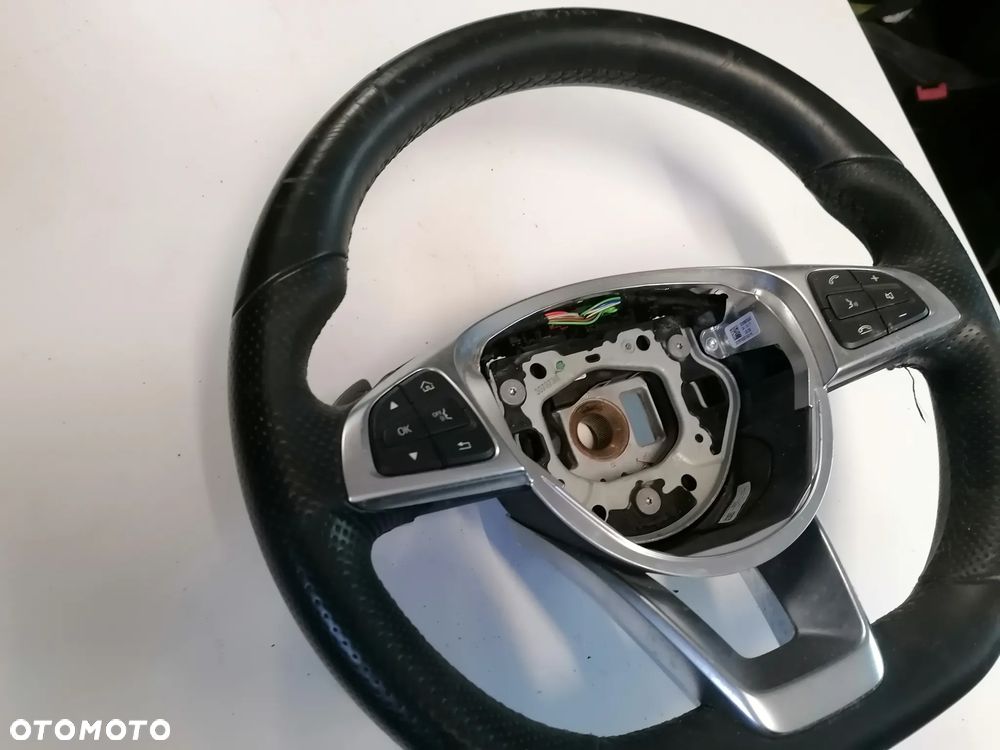 MERCEDES C-KLASA W205 18r KIEROWNICA MULTIFUNKCJA SKÓRZANA ŁOPATKI - 3