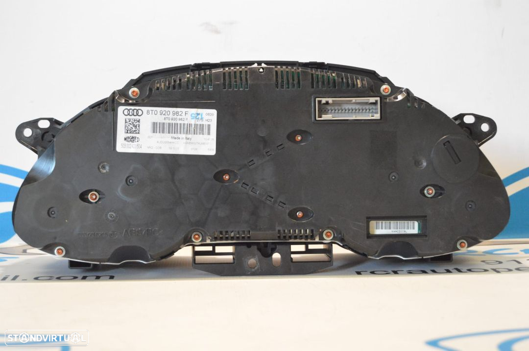 QUADRANTE MOSTRADOR MPH PAINEL INSTRUMENTOS MAGNETI MARELLI AUDI 8T0920982F 8T0920982 AUDI A5 8T3 SLINE S-LINE S LINE A4 B8 8K - 9