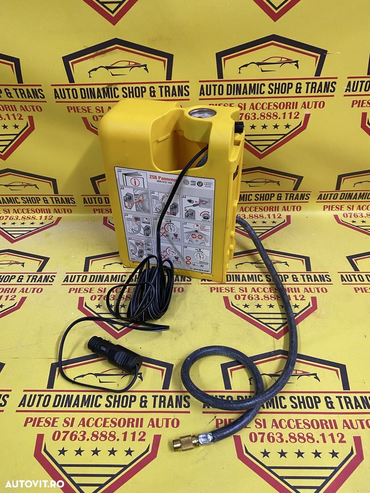 Compresor auto umflat roti kit pana original Vw Phaeton Audi Skoda - 1