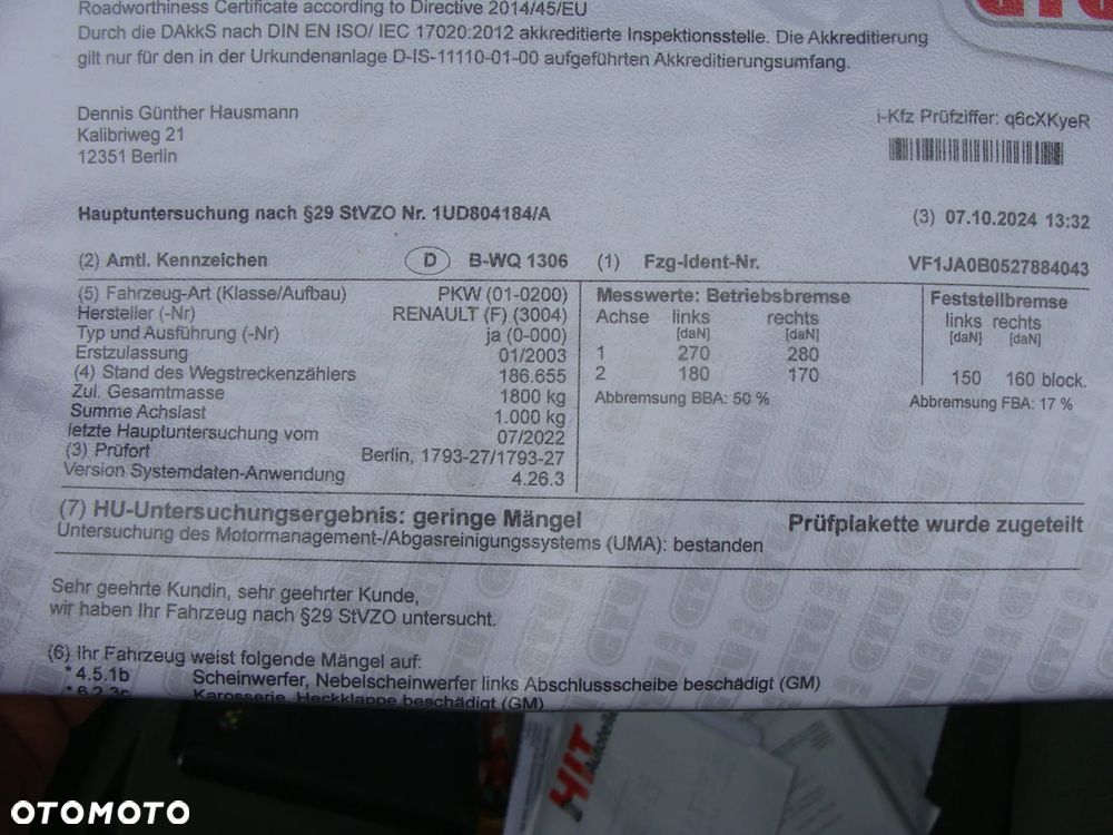 Renault Scenic Megane 1.6 RT 16V (klm) - 9